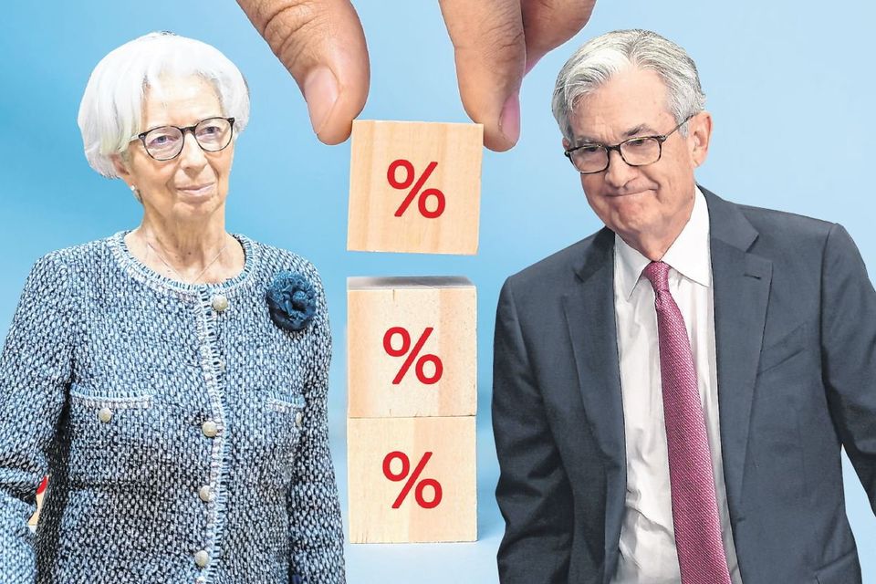 The European Central Bank’s Christine Lagarde and the Federal Reserve’s Jerome Powell have consistently risen interest rates, but the final consequences of their actions are far from certain. Photo: Getty Images