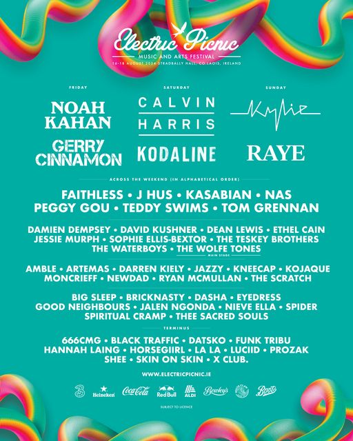 Electric Picnic 2024 line up announced.
