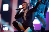 thumbnail: Saara Aalto from Finland performs the song 'Monsters' in Lisbon, Portugal, Monday, May 7, 2018 during a dress rehearsal for the Eurovision Song Contest. The Eurovision Song Contest semifinals take place in Lisbon on Tuesday, May 8 and Thursday, May 10, the grand final on Saturday May 12, 2018. (AP Photo/Armando Franca)