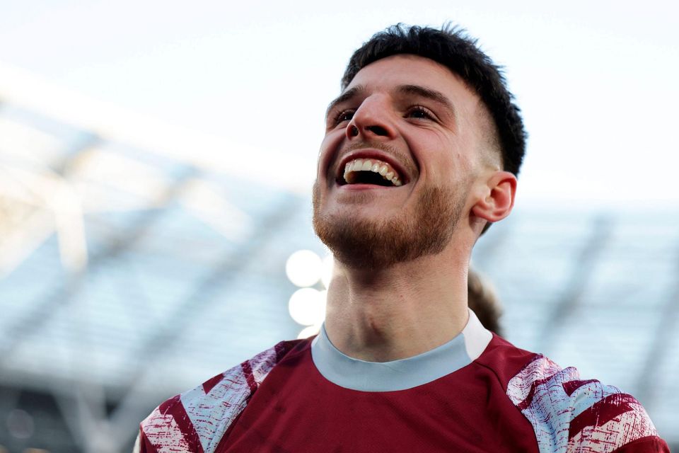 Declan Rice is likely to end up at Arsenal this summer. Photo: PA