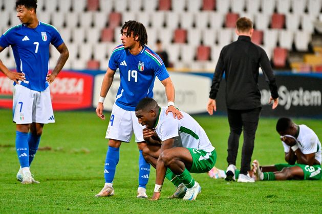 Heartbreak for Ireland as U21 Euro qualification dream ends with battling draw in Italy