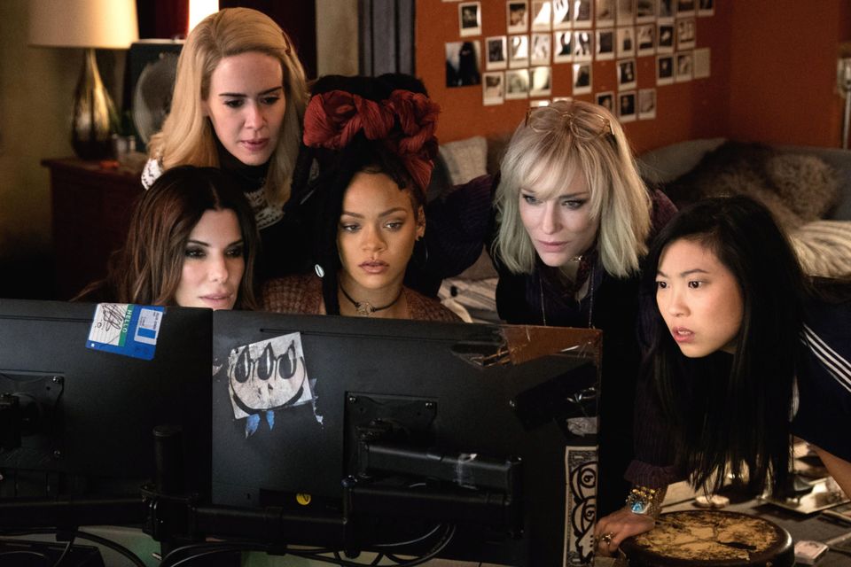 Tech that: Sandra Bullock, Sarah Paulson, Rihanna, Cate Blanchett and Awkwafina in Ocean’s 8