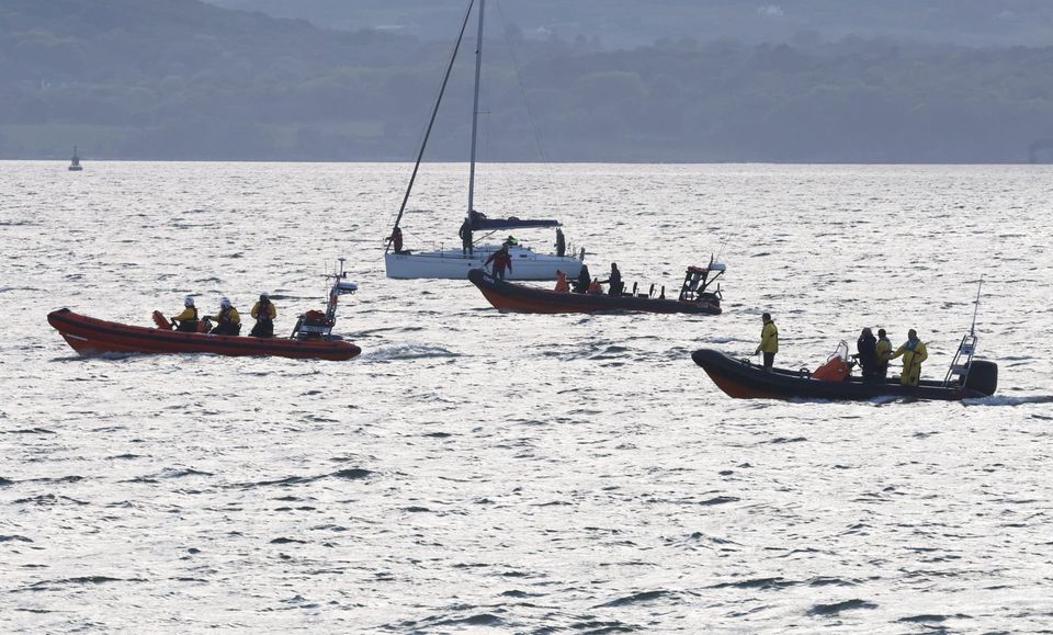 Malin Head Coast Guard are co-ordinating a search for a missing swimmer off Buncrana, Co Donegal. Photo: Northwest News Pix. 