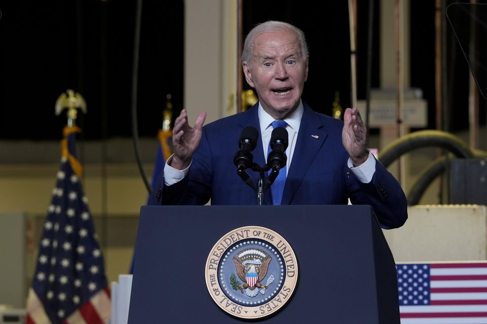 US President Joe Biden (Morry Gash/AP)