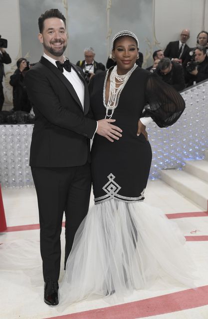 Alexis Ohanian (L) and Serena Williams (Evan Agostini/AP)