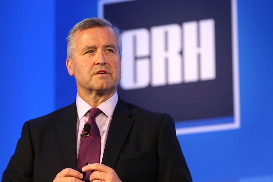 CRH CEO Albert Manifold. Photo: Gary O' Neill