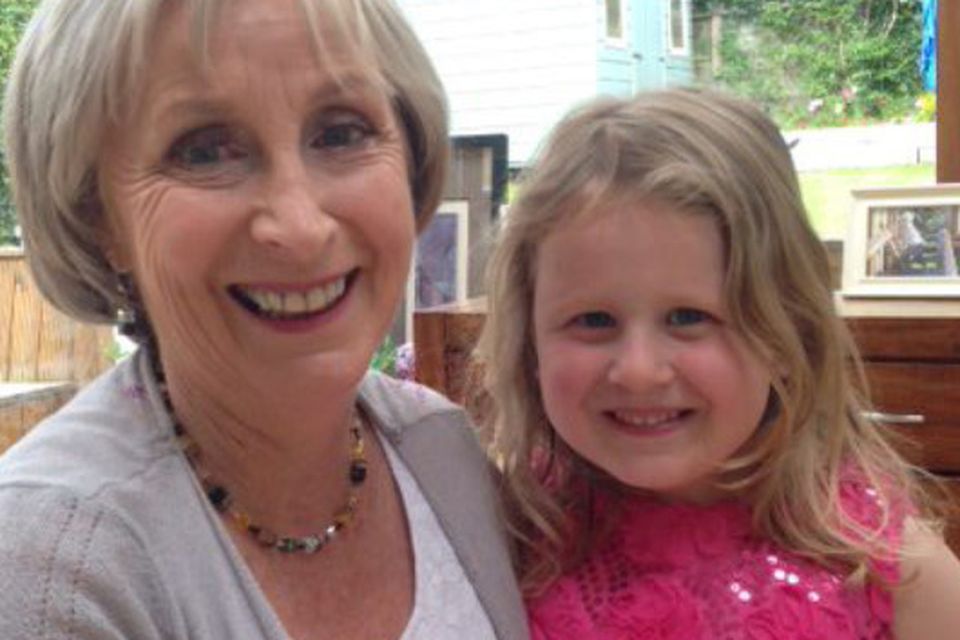 Linda Uhlemann with her granddaughter
