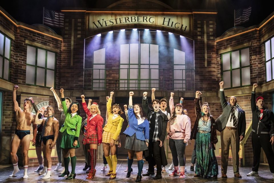 Heathers ensemble cast. Photo: Pamela Raith Photography