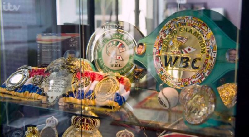 Mike Tyson has a sliotar in the trophy cabinet at his Las Vegas mansion...  really | Irish Independent