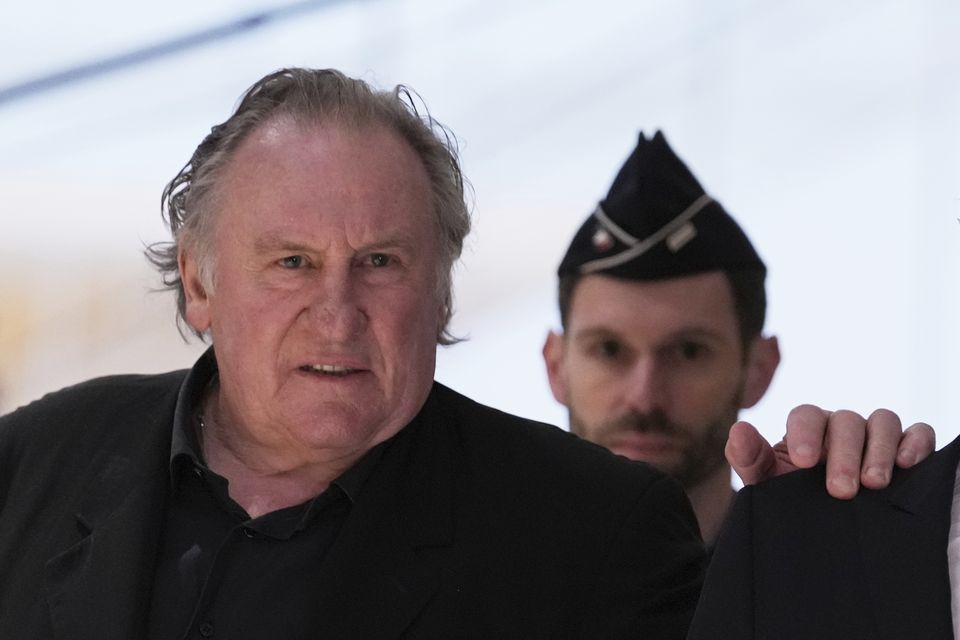 French actor Gerard Depardieu has been found guilty of having sexually assaulted two women (Aurelien Morissard/AP)