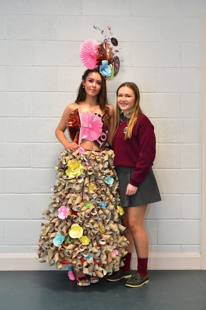 The outfit was created by Rachel Martin and Chloe O'Connell