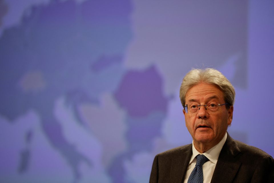 EU Economy Commissioner Paolo Gentiloni said "differences in the pace of implementation of national plans are becoming more evident”. Photo: Reuters
