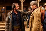 thumbnail: Way out west: Eric Cantona, left, and Mads Mikkelsen in The Salvation