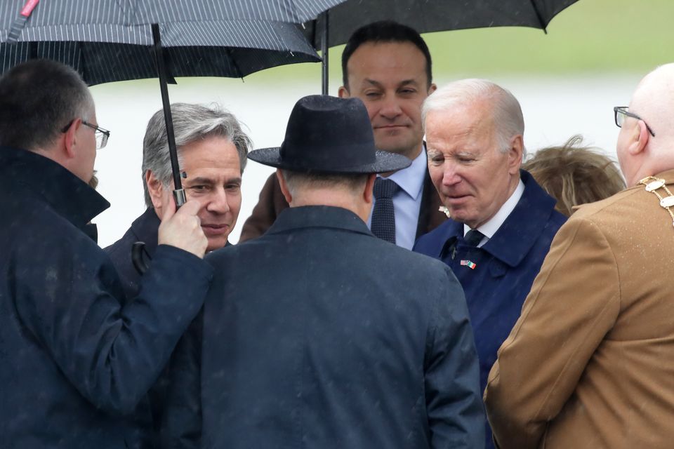 A canape reception during US president Joe Biden’s visit cost €2,990. Photo: Frank McGrath