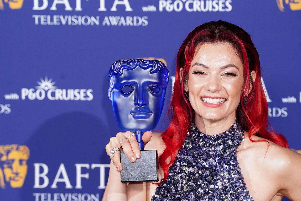 Strictly Come Dancing’s Dianne Buswell with the memorable moment Bafta, voted for by the public (Ian West/PA)