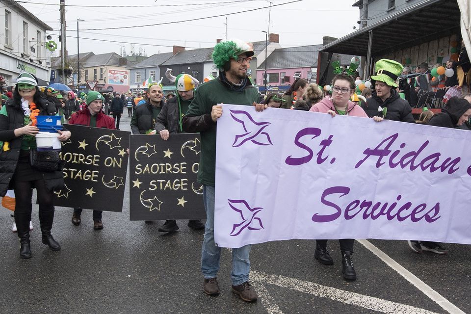 St Aidan's Services during the St Patrick's Day parade in Gorey Pic: Jim Campbell