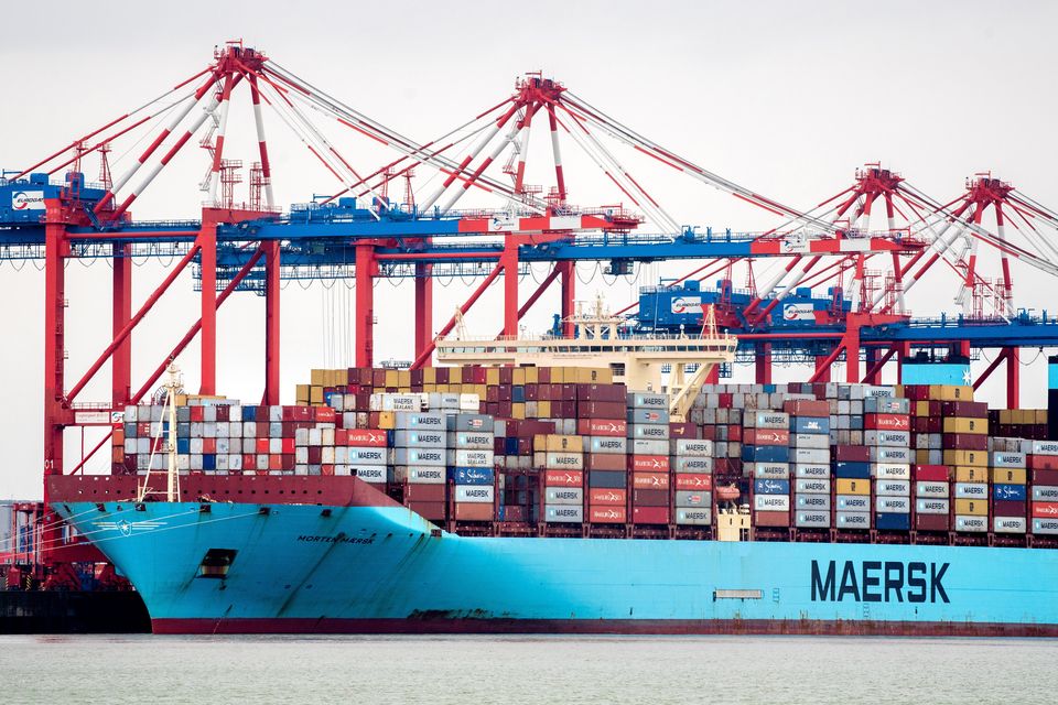 Maersk’s chief executive said freight rates had fallen significantly since the ‘good years’ that followed the Covid pandemic. Photo: Getty