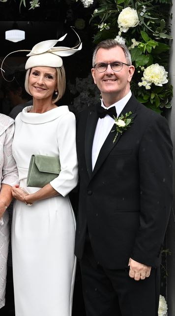 Jeffrey Donaldson with his wife, Lady Eleanor