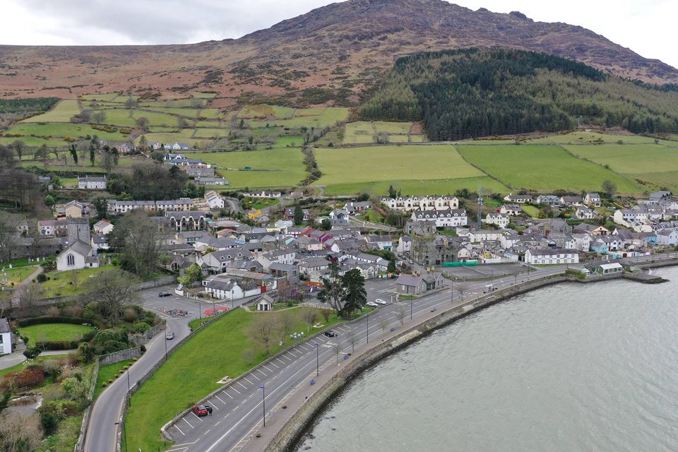 The scenery is magnificent, the road empty and silent in Carlingford at 5 to 3pm on Saturday the 28th of March 2020. Picture Ken Finegan/Newspics