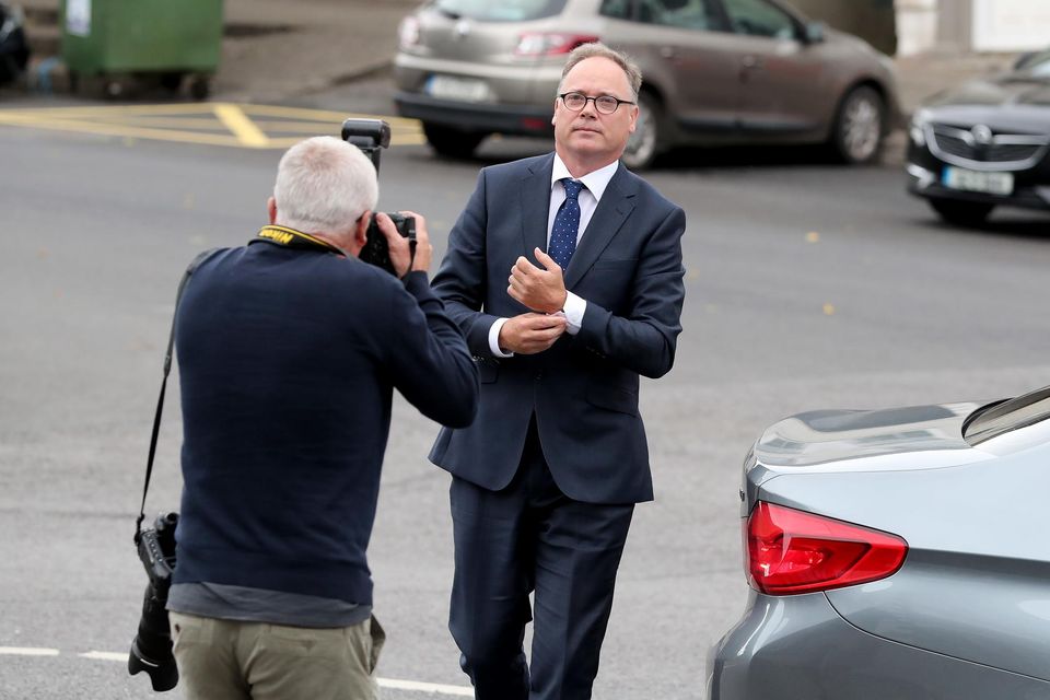 Former deputy chairman of An Bord Pleanala Paul Hyde arriving at Bandon Courthouse in Co Cork (Jim Coughlan/PA).