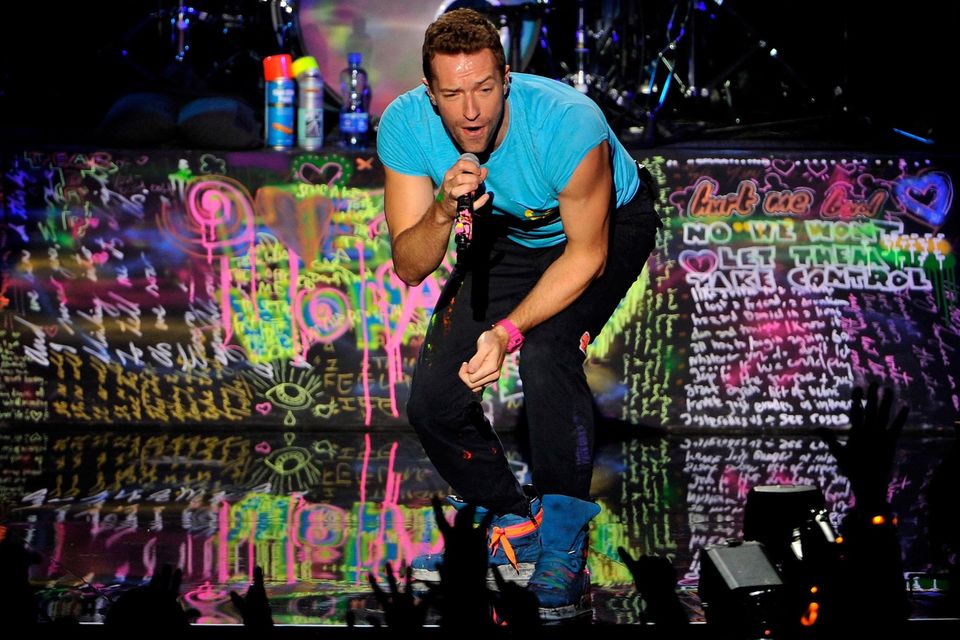 Chris Martin sees the OMAD diet as a challenge. Photo: Gareth Cattermole/Getty Images