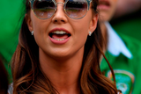 thumbnail: Robbie Brady’s girlfriend Kerrie Harris watches from the stands. Photo: Sportsfile