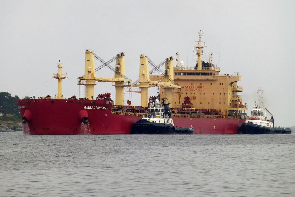 Strike came a day after Houthi forces hit the US-owned bulk ship Gibraltar Eagle with an anti-ship ballistic missile.