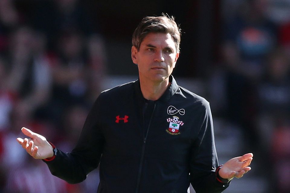 Mauricio Pellegrino, pictured, has challenged Southampton's misfiring strikers to sharpen up in front of goal