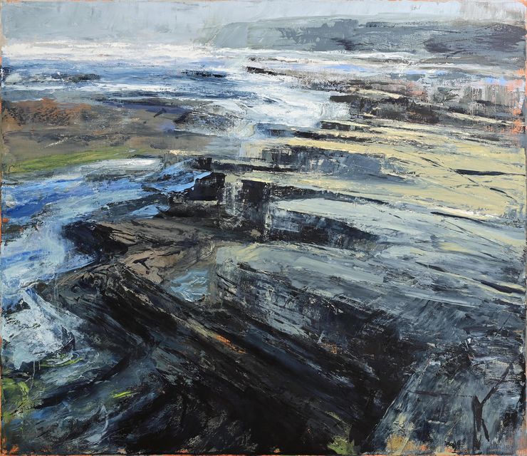 'Sea and Shore' by Donald Teskey, sold at Morgan O'Driscoll