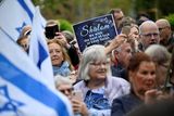 thumbnail: A pro-Israel demonstration to pay tribute to Israel's participant Eden Golan in the 68th edition of the Eurovision Song Contest (ESC), amid the ongoing conflict in Gaza between Israel and the Palestinian Islamist group Hamas, in Malmo, Sweden. Reuters