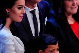 thumbnail: Real Madrid’s Cristiano Ronaldo celebrates after winning The Best FIFA Men’s Player Award with partner Georgina Rodriguez, son Cristiano Jr. and mother Maria Dolores dos Santos Aveiro   REUTERS/Eddie Keogh