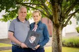 thumbnail: HEARTACHE: Parents Johnny and Elaine Downey with a photo of their only son Jack. Photo: Dylan Vaughan