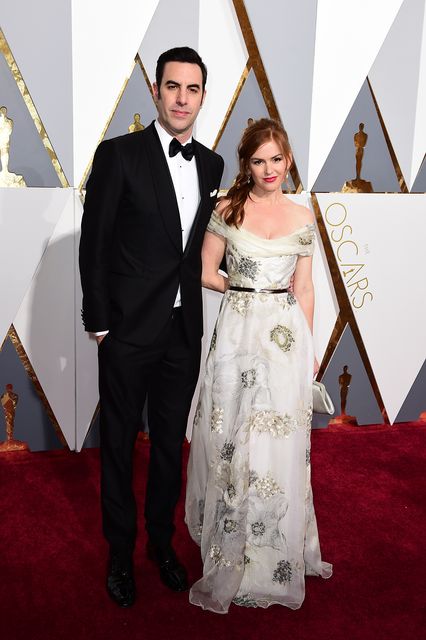 Sacha Baron Cohen and Isla Fisher in 2016 (Ian West/PA)