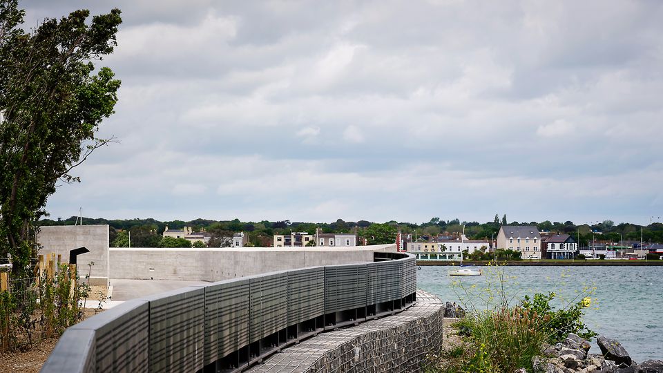 The new 2km greenway offers spectacular views across Dublin Bay towards Clontarf and Bull Island. Pic: @DublinPortCo