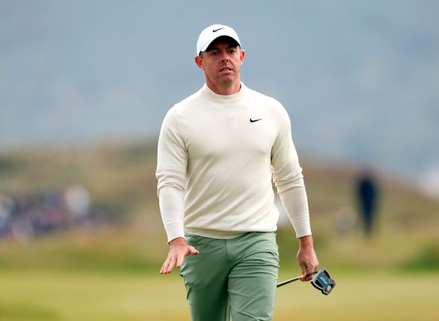 Irish Open Day Three: Rory McIlroy takes lead going into final round at Royal County Down