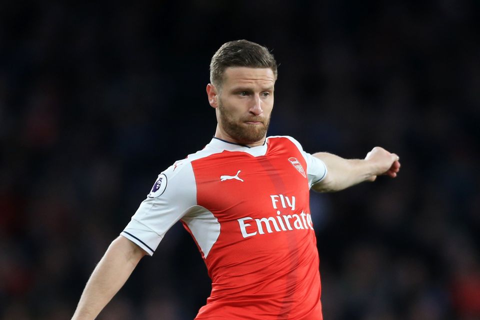 Arsenal defender Shkodran Mustafi suffered a thigh injury while on international duty with Germany