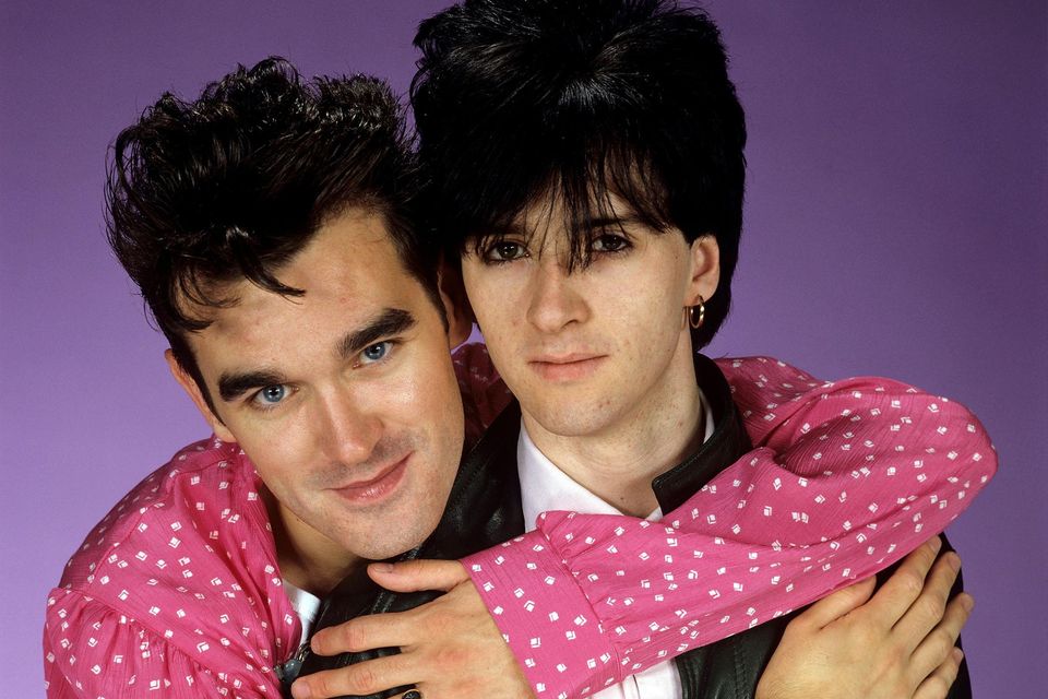 Morrissey and Johnny Marr of the Smiths. Photo by Brian Rasic/Getty Images