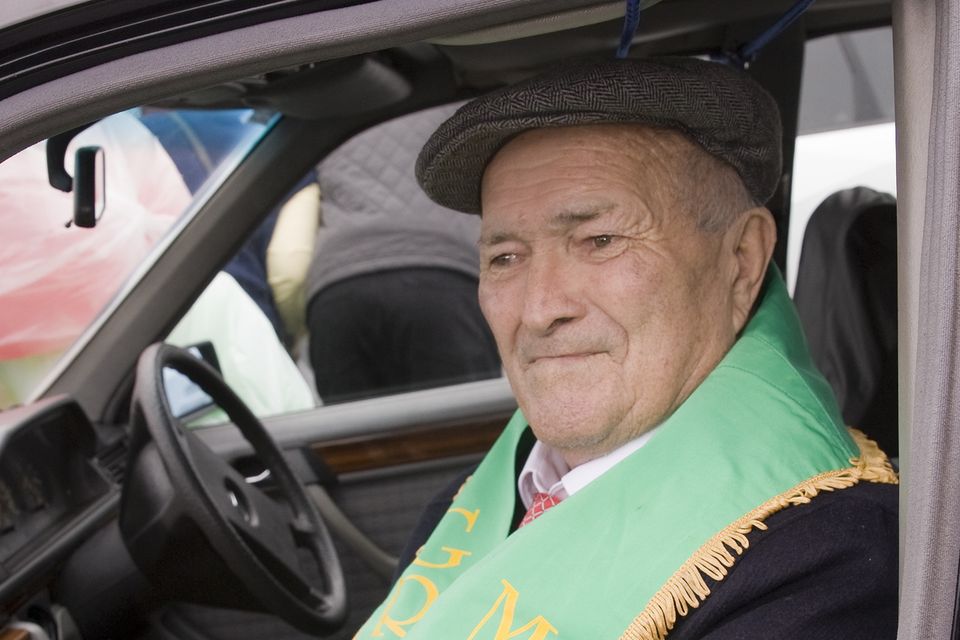 Grand Marshal, Murt Mulligan at the Arklow parade.