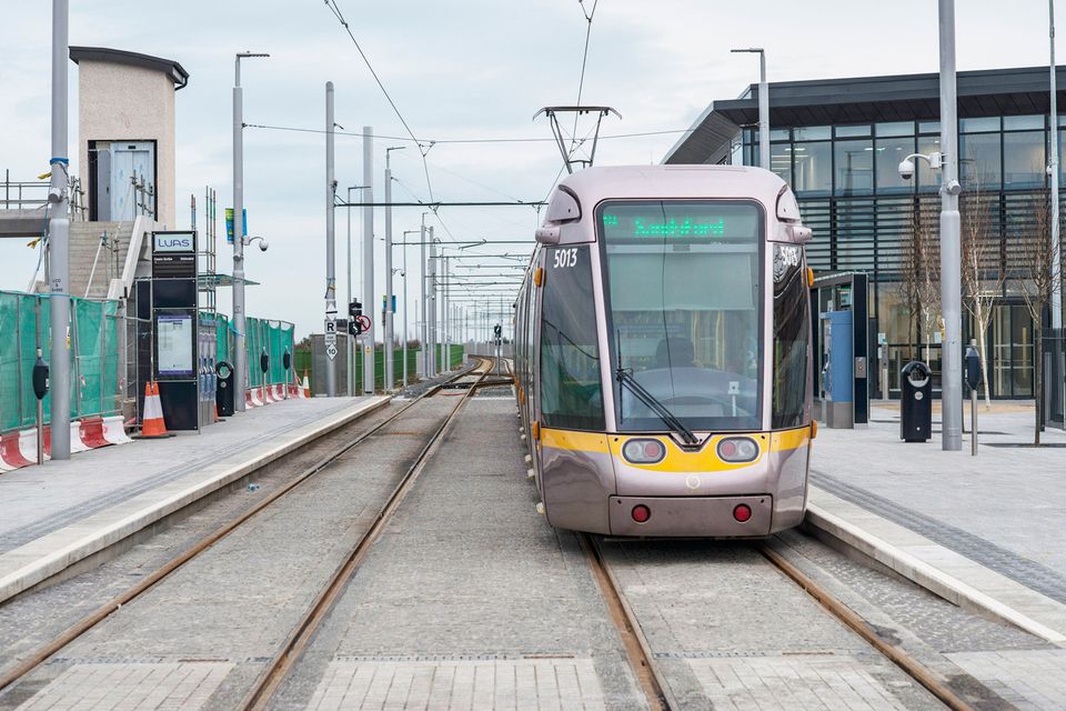 Collision between pedestrian and Luas