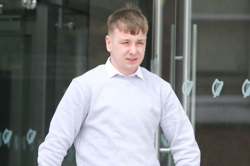 Tadhg Kerin (26) attempted to strike a garda during the incident. Photo: Collins Courts
