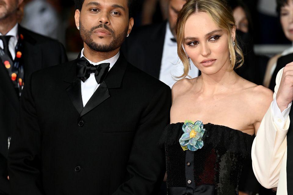 Lily-Rose Depp appears alongside The Weeknd at Cannes Film Festival (Doug Peters/PA)