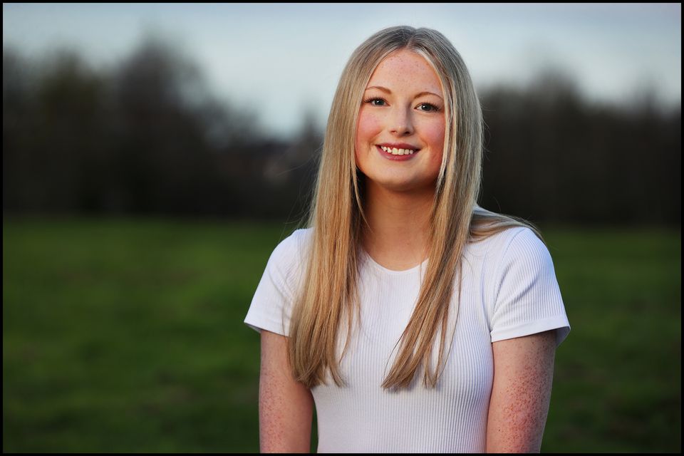 Amy Poynton (19) has hypo-plastic left heart syndrome (HLHS), a rare, congenital heart condition. Photo: Steve Humphreys