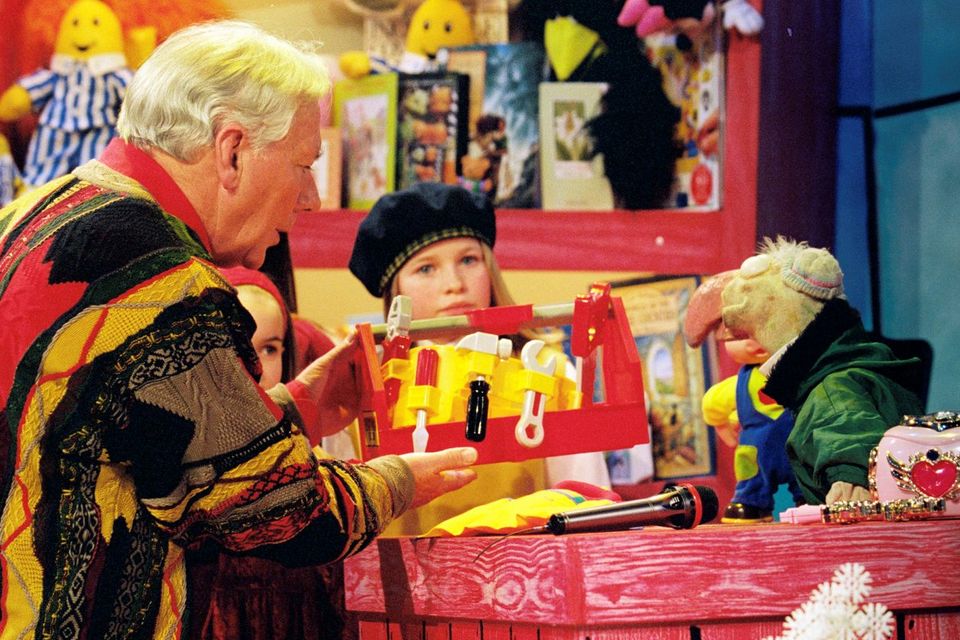 Gay Byrne and Dustin on 'Late Late' toy show (1996)