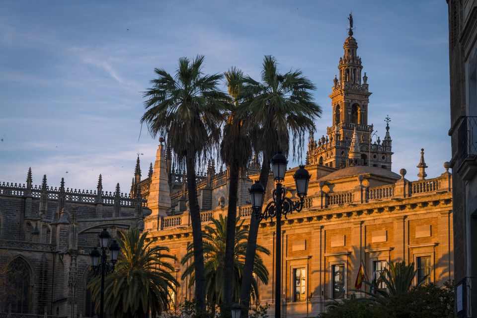 The cathedral in Seville