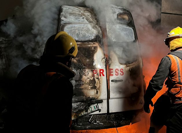 Israel blamed for killing five journalists in Gaza attack | Irish Independent