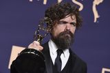 thumbnail: Peter Dinklage, winner of the awards for outstanding supporting actor in a drama series and outstanding drama series for Game of Thrones (Jordan Strauss/Invision/AP)