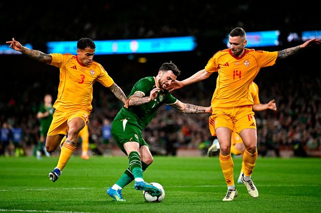 Ireland v North Macedonia - Scoreless at half-time as two Troy Parrott attempts ruled offside