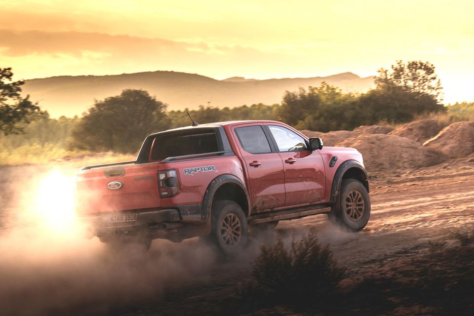 The Ford Ranger Raptor is laden with technology, allowing you, for instance, to electronically control engine sounds