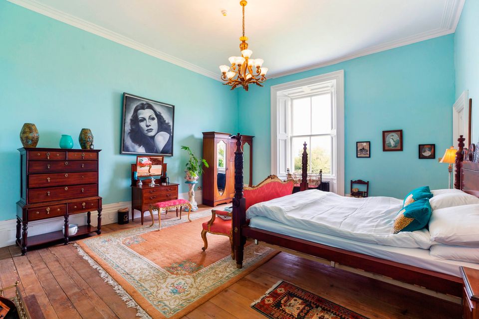 A bedroom in Middleton Park House. Photo: Angela Mujica