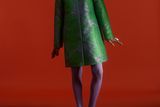 thumbnail: The acid green and violet jacquard jacket